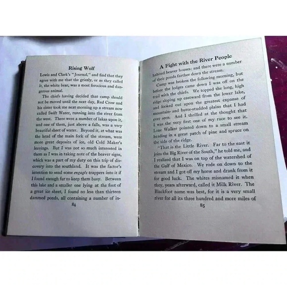 James Willard Schultz - Rising Wolf The White Blackfoot - Western Juv. Fiction - Picture 16 of 16